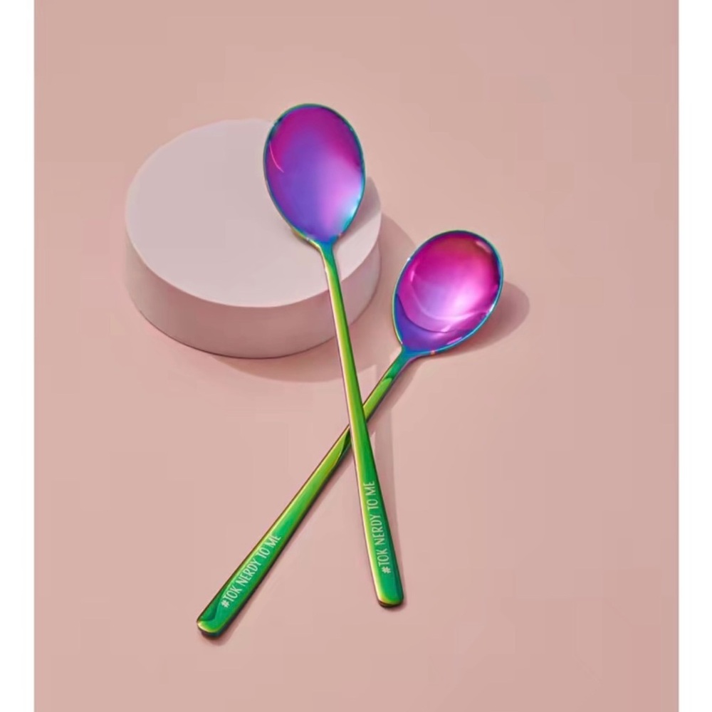 1 Nerdy Nuts Rainbow TikTok Peanut Butter Spoon